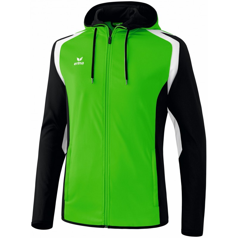 Veste à Capuche D'entraînement Erima Evo Star Femme - Coupe Raglan, Poches Zippées, Tissu Fonctionnel