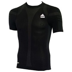  T-shirt de compression ADIDAS TECHFIT manches courtes noir