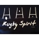 Sweat Shirt Capuche Rugby Spirit marine