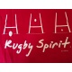 Sweat Shirt Capuche Rugby Spirit rouge